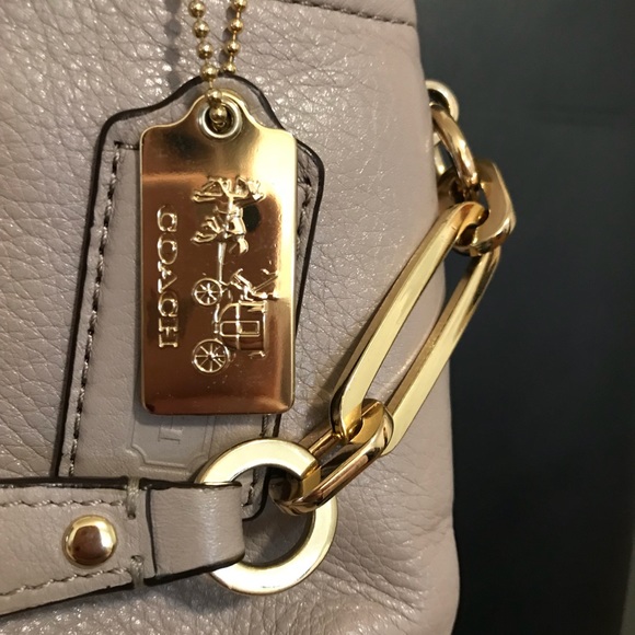 Coach Taupe Shoulder Bag - Picture 2 of 5